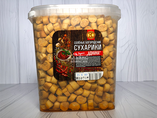 Сухарики с аджикой в Коньково