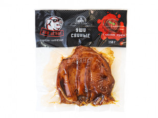 Деревенские гренки со вкусом Баварские колбаски (Сурские): Ухо целое с красным перцем (150 гр.)