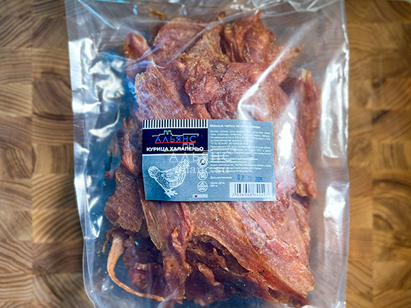 Мясо (АЛЬЯНС) вяленое курица 500гр "С халапеньо" в Коньково