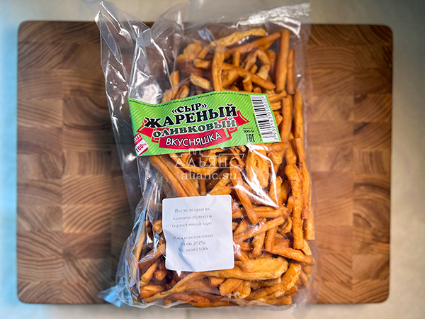 Жареный сыр "ВКУСНЯШКА" (Оливковый) 500гр. в Коньково