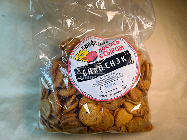 Снапсы ПШЕНИЧНЫЕ "Лосось с сыром" в Коньково