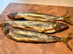 Пелядь холодного копчения: Корюшка х/к (крупная)