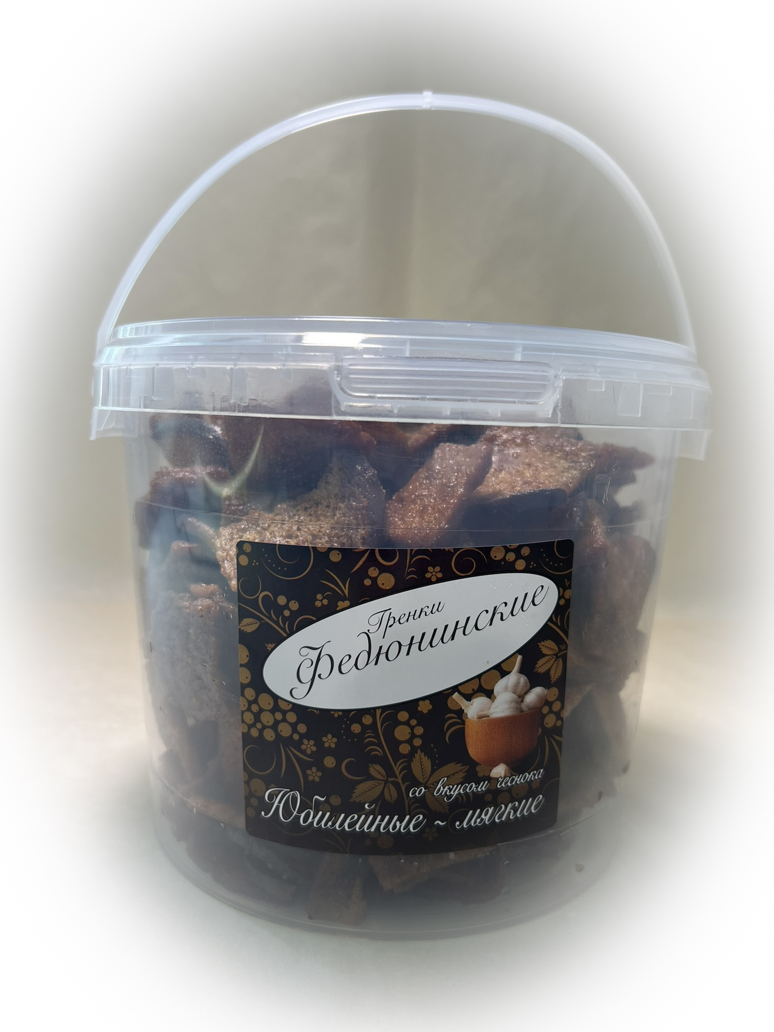 Гренки "ФЕДЮНИНСКИЕ" "Чеснок" (ведро 900 гр.) в Коньково