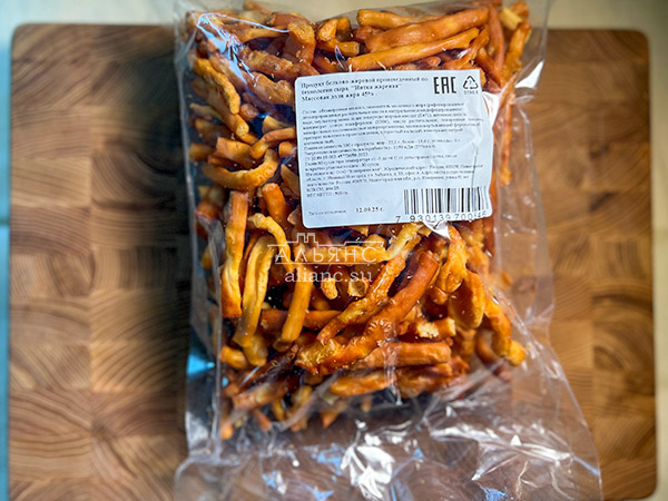 Нитка ЖАРЕНАЯ  Oktobersnack1 кг (сырный продукт) в Коньково