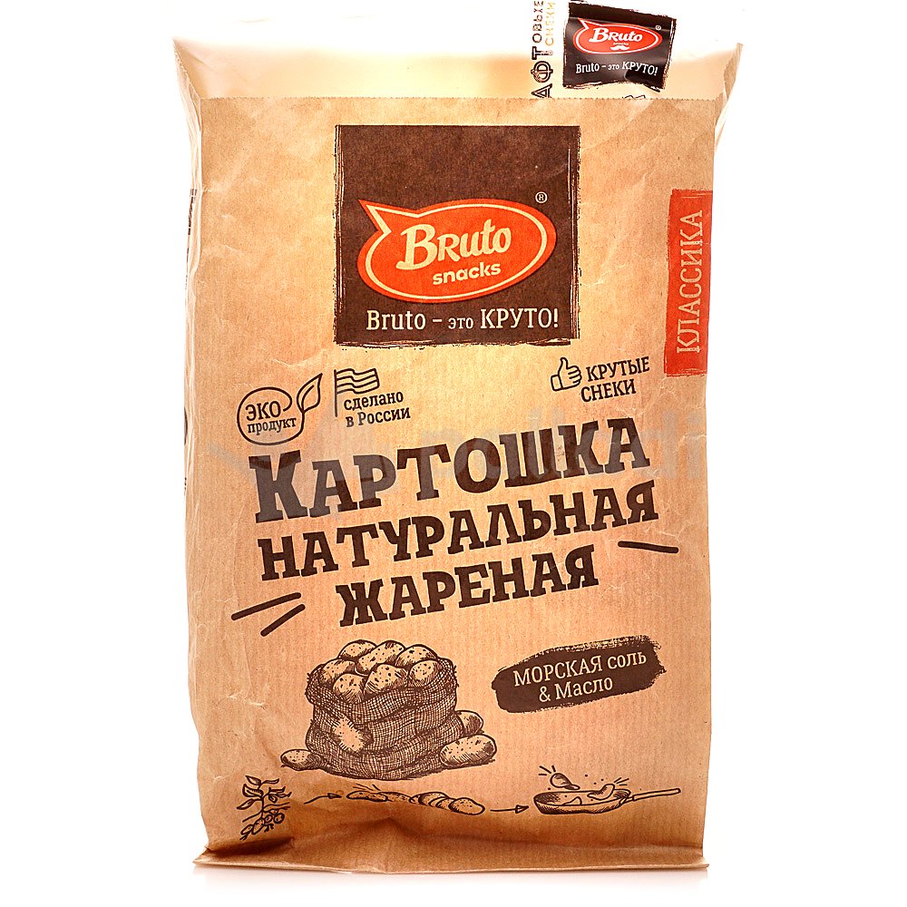 Картофель «Бруто» с солью 70 гр. в Коньково