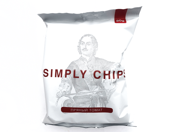 Картофельные чипсы "Simple chips" Пряный томат 80 гр. в Коньково